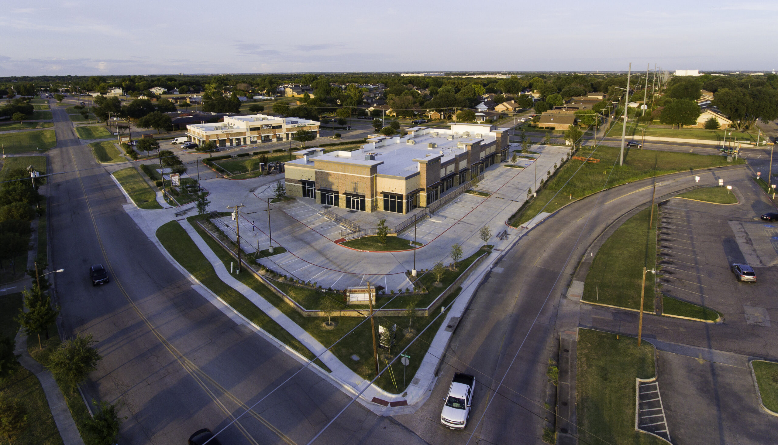 Corner Stone Plaza aerial